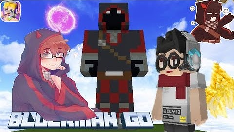 Timelapse BadBoyHalo Statue in Skyblock [Blockman Go: Blocky Mods]