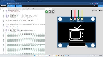 TUTORIAL OLED DISPLAY ANIMASI SSD1306 DENGAN ARDUINO DI SIMULATOR WOKWI