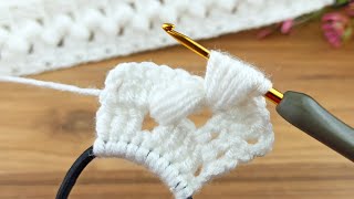 İNCREDİBLE 🍂Very easy hair band making /baby soft hair band online tutorial #crochet screenshot 2