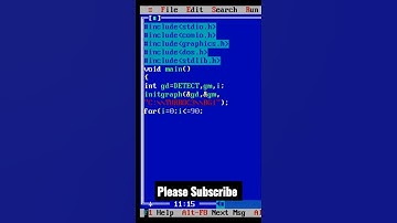 Circle Using Graphics in C ⭕ #programming #shorts #codingshortvideo #youtubeshorts