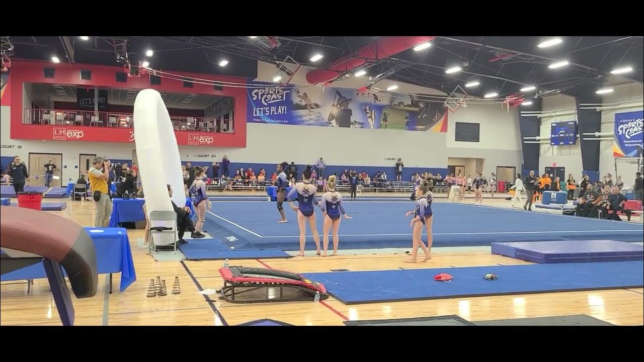 Rachel Shines Floor Exercise at Charity Challenge Gymnastics 12 Mar