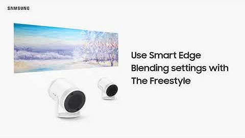 Use Smart Edge Blending settings with The Freestyle
