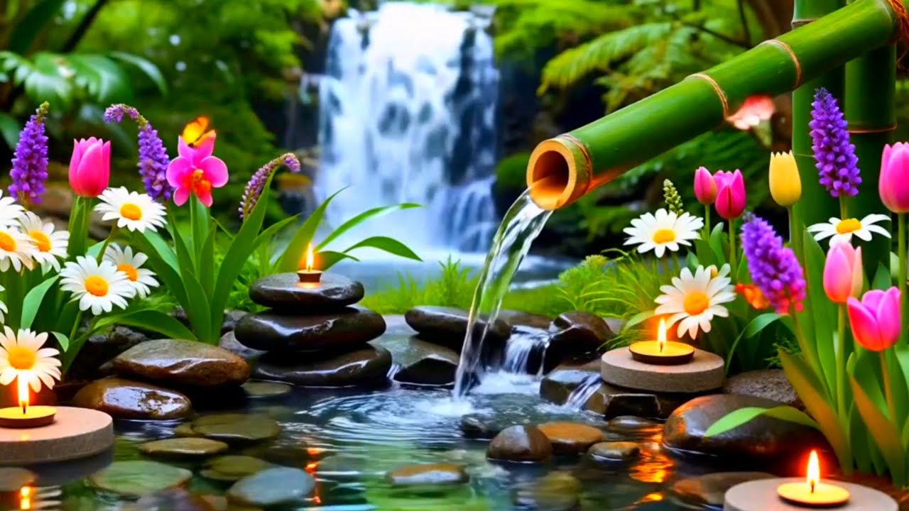 🌿 Ultimate Relaxing Piano & Water Sounds | Deep Sleep, Healing Meditation, Spa & Study Music