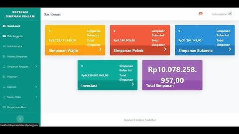 Aplikasi Koperasi Berbasis Web v4