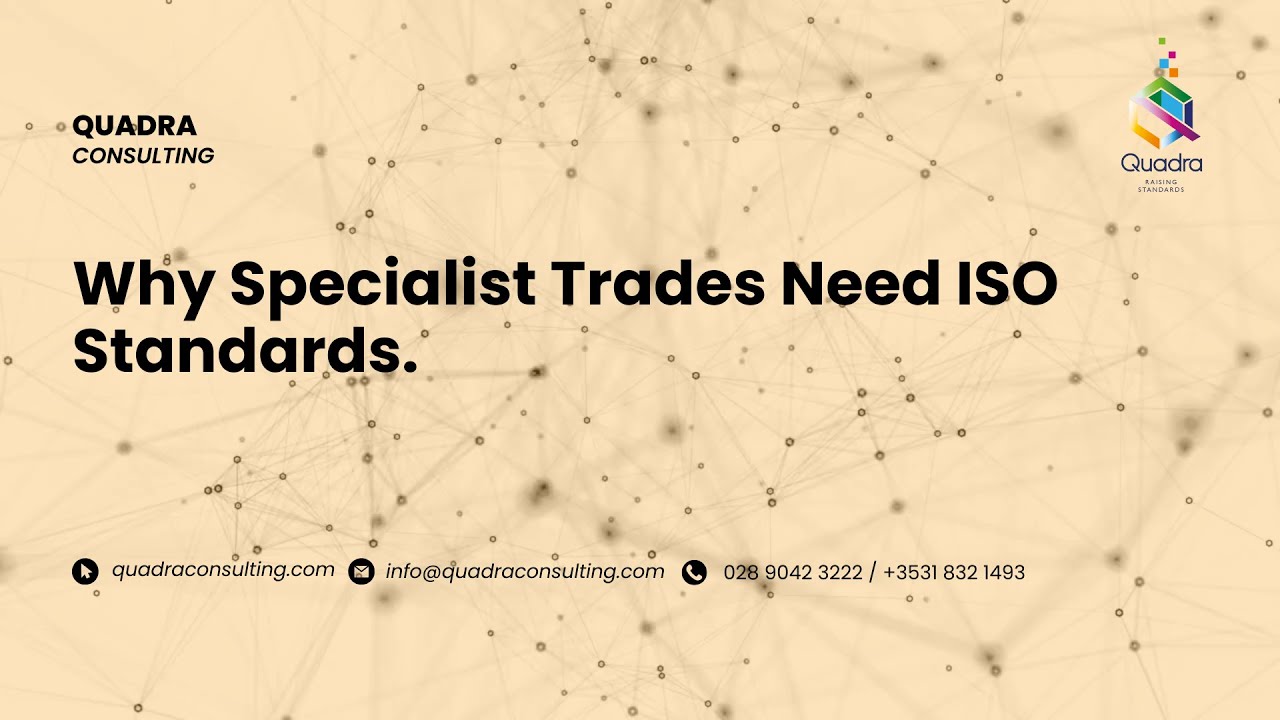 Why Specialist Trades Need ISO Standards. 2 YouTube player