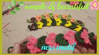 Konektor Rajut Motif Bunga // Flower Crochet Ear Saver // Tutorial Rajut