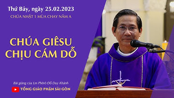 Chúa Giêsu chịu cám dỗ - Lm Phêrô Đỗ Duy Khánh | CN 1 MC năm A