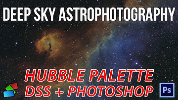 Intro to Narrowband and Hubble Palette, Part 2a - DeepSkyStacker and Photoshop