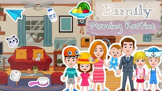 My Town World | Family Morning Routine