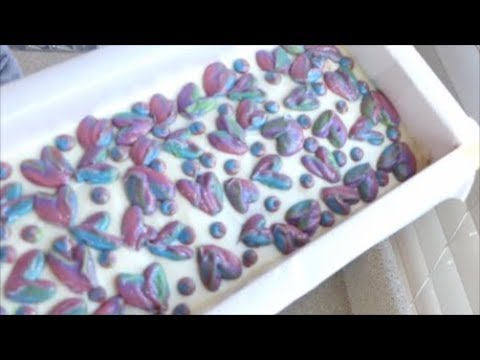 Making and Cutting Jolly Rancher Type Cold Process Soap - YouTube