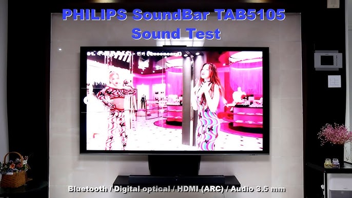 BARRA DE SONIDO PHILIPS TAB510512 BL, HDMI ARC