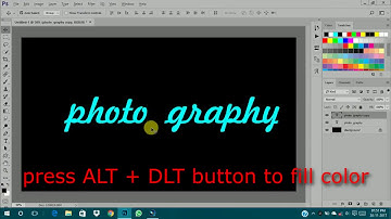 Lightning text effect in photoshop | photoshop cc tutorial | gdt