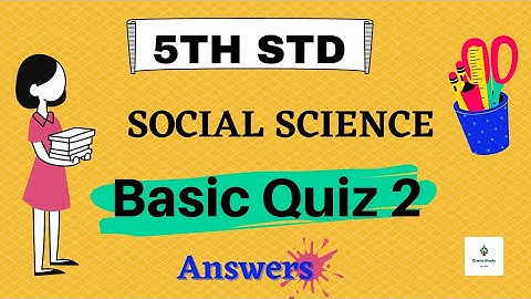 5th std |Social science| Basic quiz no. 2| answers| Towards history | @Cravestudytamil