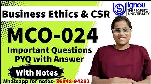 MCO 024 Important Question With Answer. MCO-024  Previous Year question with answer in IGNOU