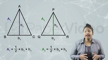 Ratio of areas of two triangles