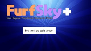 How to make your skyblock texture packs work