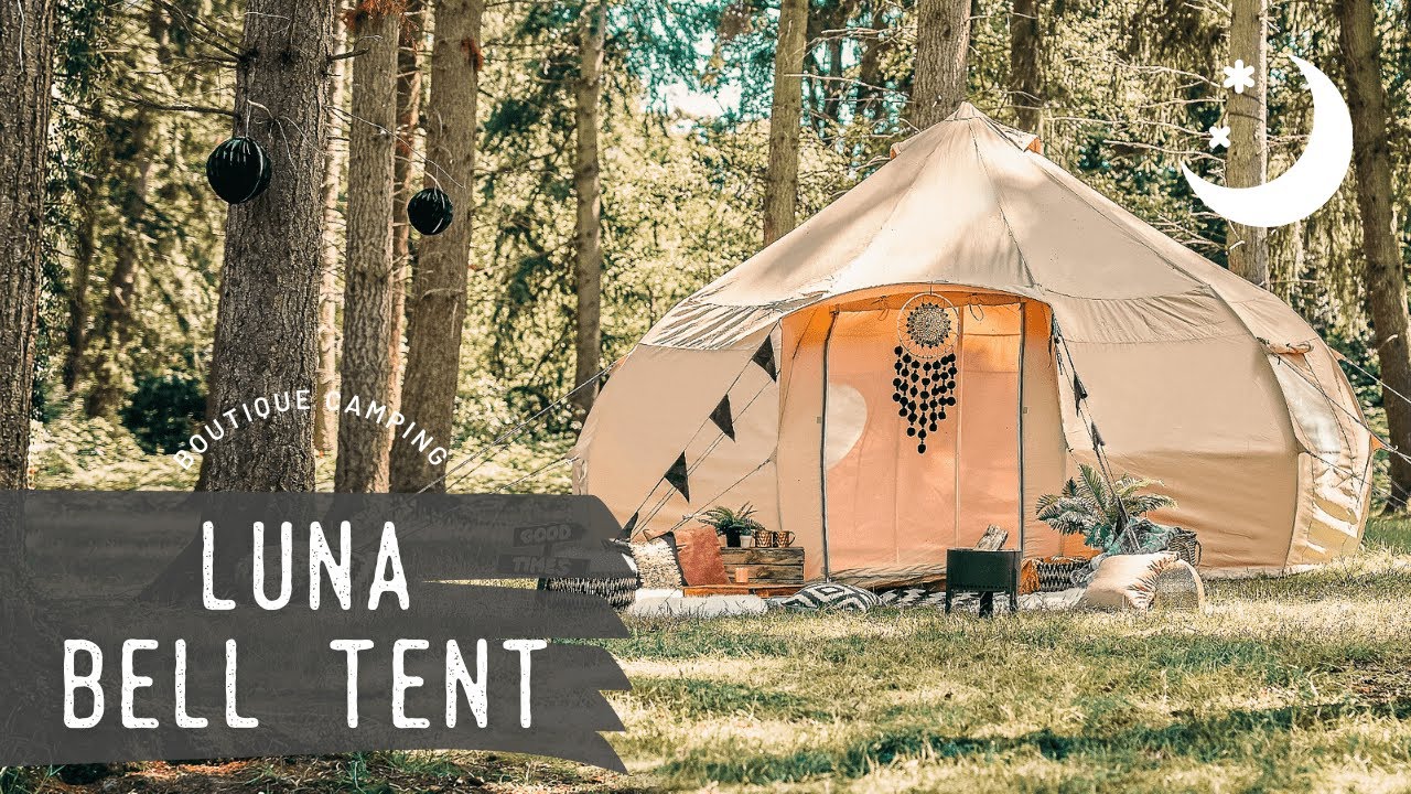 Conjugeren Voorschrift les Luna Bell Tent by Boutique Camping | #1 Glamping Bell Tents in UK & USA -  YouTube