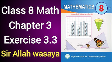 Class 8 Math New Book Chapter 3 Exercise 3.3 | Class 8 Math New Book Unit 3 Exercise 3.3