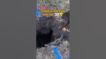 Potholing for Underground Water Pipes 💦👷🚧