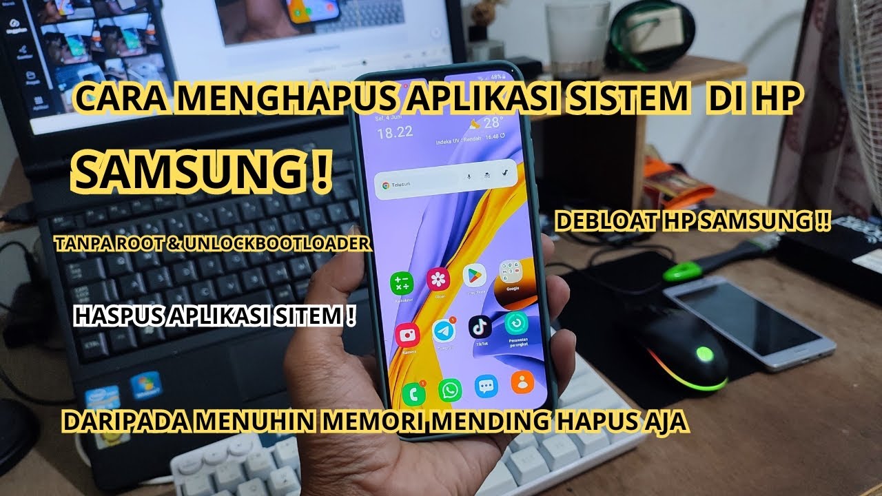 Cara hapus aplikasi bawaan Hp Samsung ! Tanpa root & tanpa unlock ...