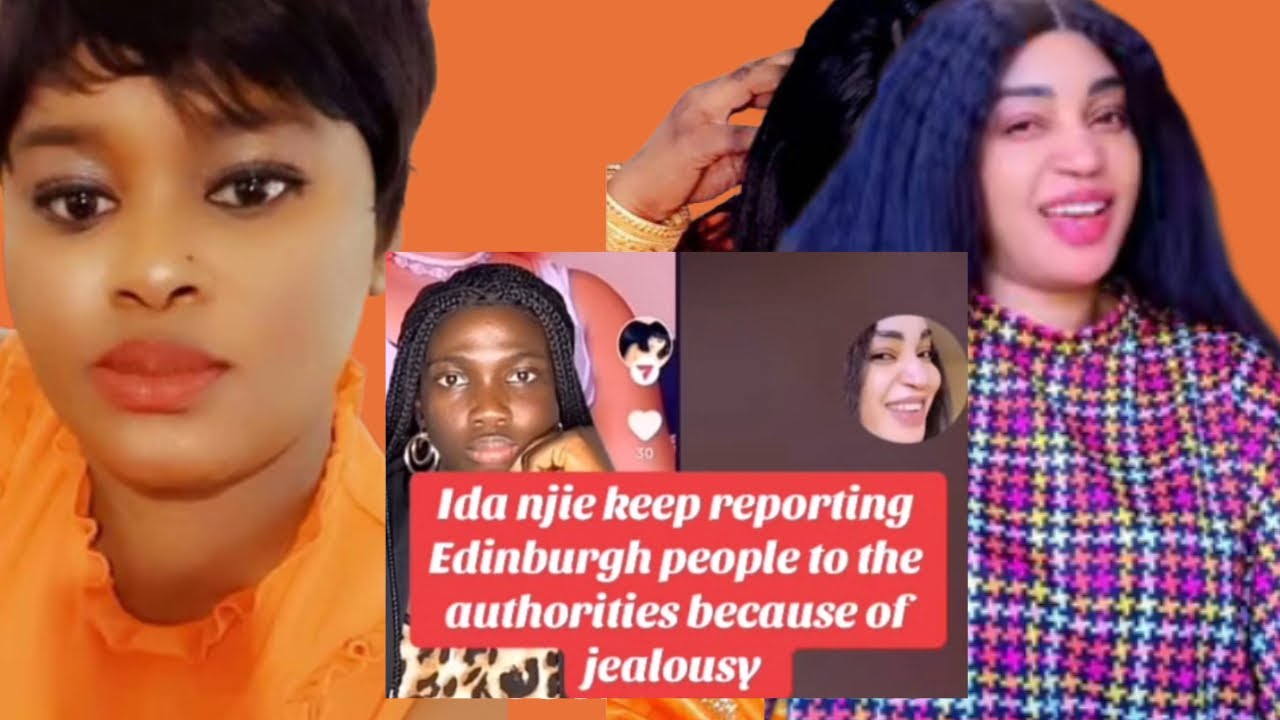 KAA AMNAA Edinburgh, accused of reporting on people DUE to JEALOUSY #gambian_tiktok ##kaa #tiktok￼