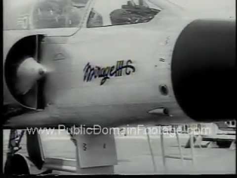 U.S. Plane crashes at French Air show 1965 Newsreel PublicDomainFootage.com