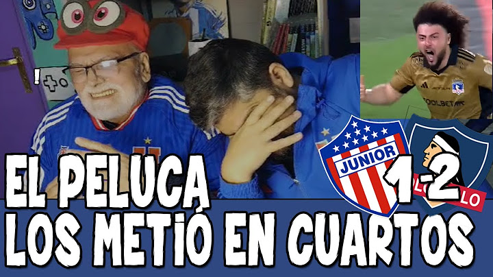Junior 1 vs. Colo Colo 2.  Reacción de hinchas y resumen.