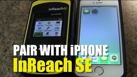 Garmin inReach SE - How to Pair with iPhone