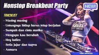 DJ CAMPURAN NONSTOP BREAKBEAT FULL BASS REMIX VIRAL TIKTOK TERBARU‼️