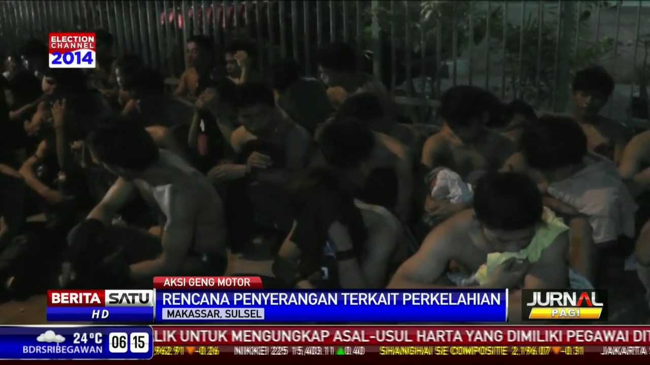 Hendak Serang Restoran, Puluhan Anggota Geng Motor Ditangkap