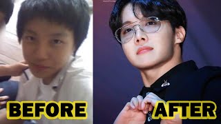 BTS J-HOPE Before and After