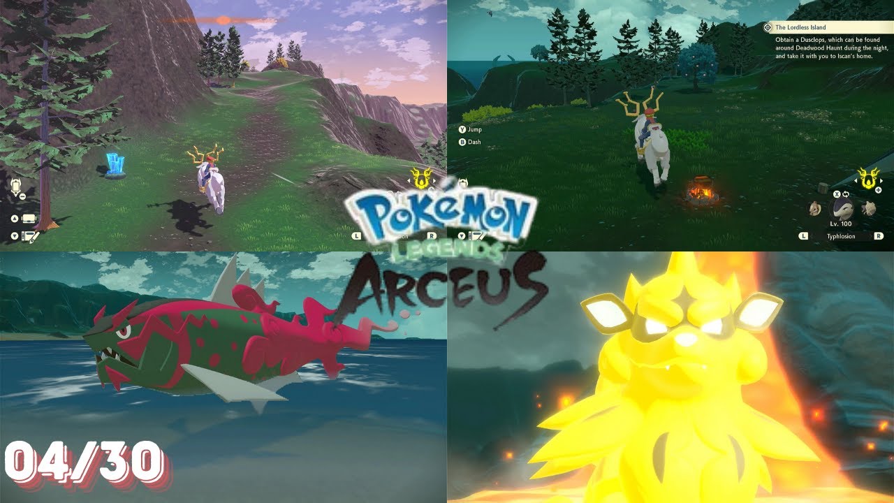 Pokemon Legends Arceus Main Mission The Lordless Island - YouTube