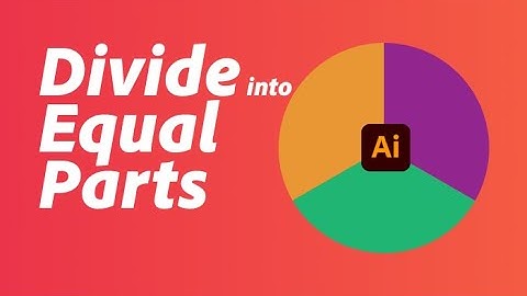 How to Divide a Circle into 3 Equal Parts in Illustrator