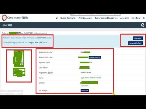 CLAT 2021 Result with Score Card Out | How to Check Result | Login Problem | Counselling Kaise kare