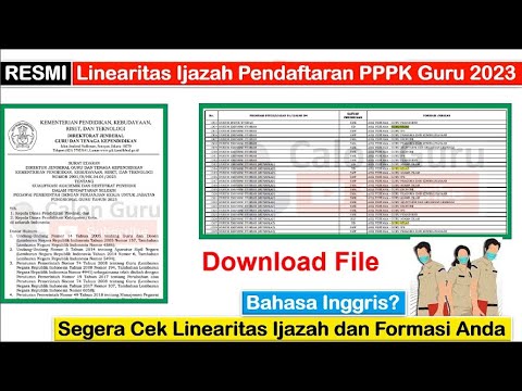 Linearitas Ijazah Pendaftaran PPPK Guru 2023: Ijazah S1/D4 yang Bisa Memilih Formasi PPPK Guru 2023