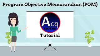 Program Objective Memorandum (POM) Tutorial