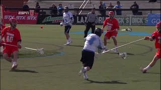 Ryan Brown scores 8 goals against Syracuse