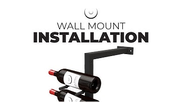 Wall Mount Installation | Ultra Wine Racks & Cellars
