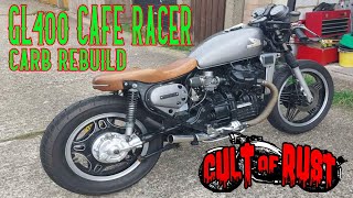 HONDA GL400 SILVERWING CAFERACER PART 2 CARBS