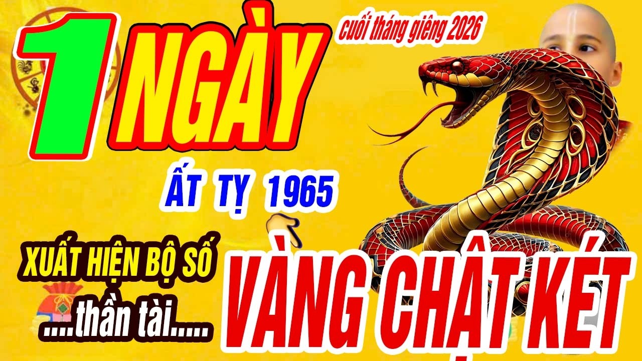 🐍 Huyền Cơ Xoay Chuyển! ẤT TỴ 1965 xuất hiện 1 ngày vàng đổi vận cực mạnh, VÀNG PHẤT MẠNH