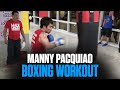 Manny Pacquiao Boxing Workout - October 20 | Pacquiao vs Vargas | #TeamLegend