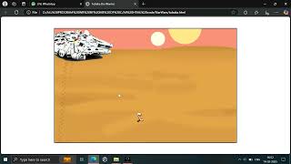 Star War Player movement using HTML, CSS, Vanilla JavaScript