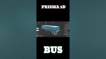 How To Make Bus  Animation l PRISMA 3D Tutorial l YouTube short video l #Prisma 3D App