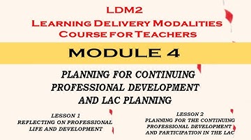 LDM2 Module 4 with Answers and Reflections
