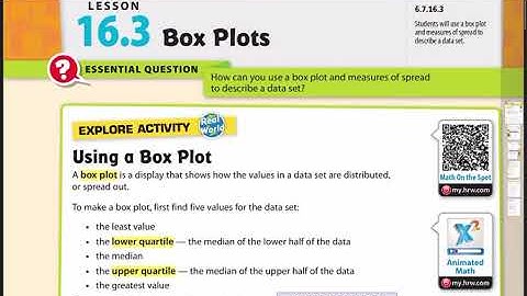 16.3 Box Plots Example 1