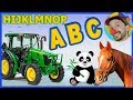 Construction vehicles Tractor learning ABC from H to P