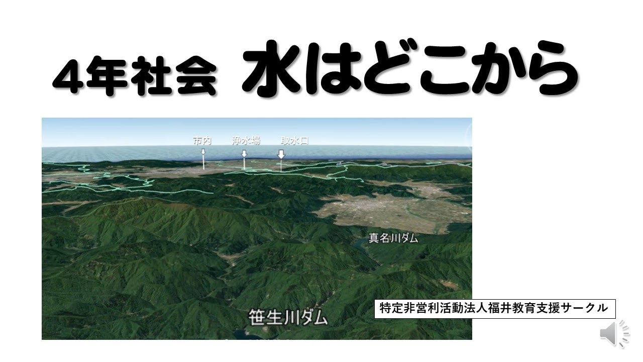 ４年社会 水はどこから Youtube