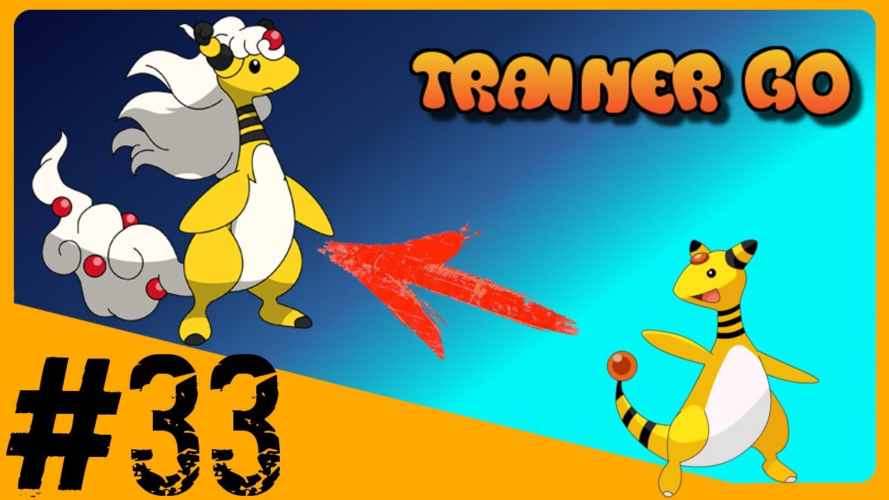 Mega Entwicklung Ampharos Pokemon Fangen 33 Trainer Go Gameplay German Hd Youtube