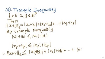 Proving the First Norm and Infinity Norm | Norms in Linear Algebra
