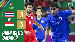 HIGHLIGHTS TAJIKISTAN VS THAILAND | BABAK 2 AFC FUTSAL ASIAN CUP 2024